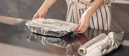 Le papier d'aluminium 100 pour cent recyclable